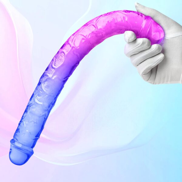 Consolador de doble punta flexibles