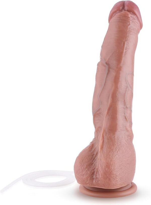 Consolador con pulverizador de agua.